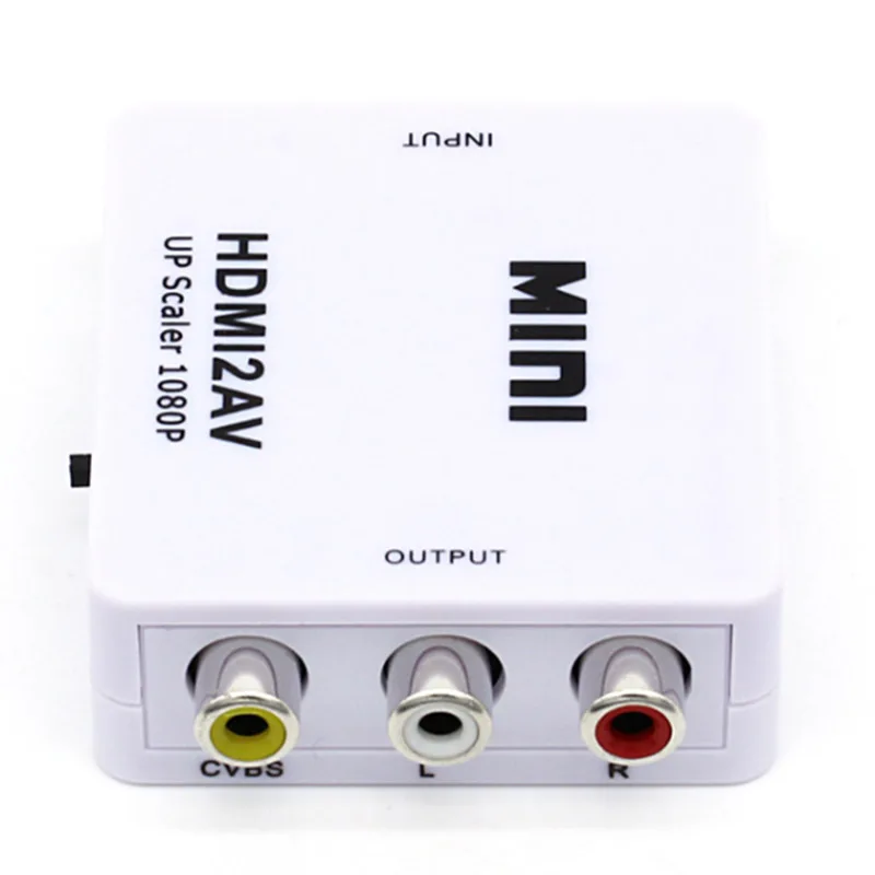 Адаптер-преобразователь hdmi-av преобразователь HD-видео с HDMI на RCA AV/CVSB L/R видео 1080P