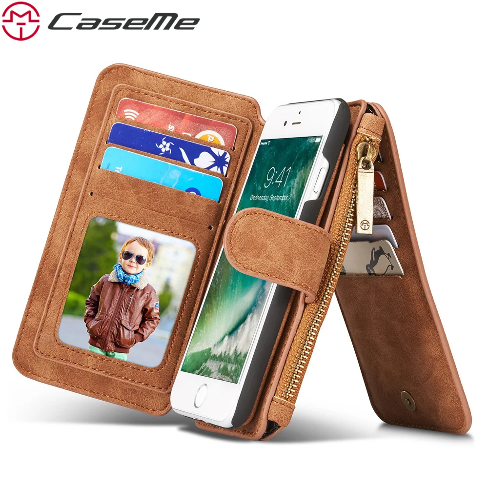 CaseMe чехлы для телефонов iPhone 6 6Plus 6s Plus Роскошный Ретро Кожаный