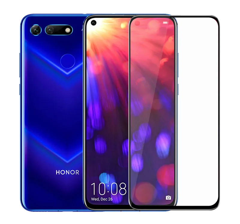 Закаленное стекло с полным клеем для Huawei Honor 20 Pro V20 Honor20 лайт Защитная пленка