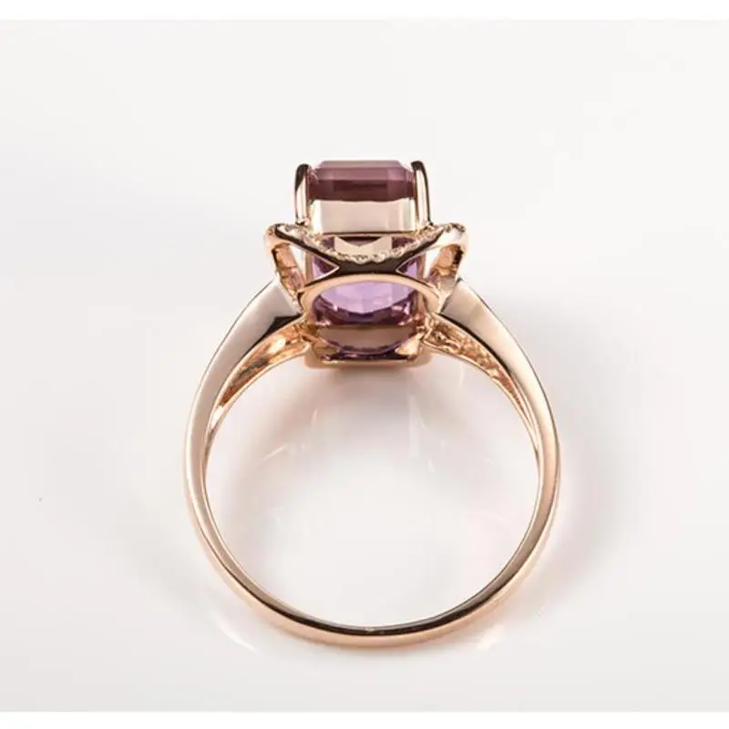 Женское кольцо Everoyal винтажное розовое золото для девушек кольца на палец