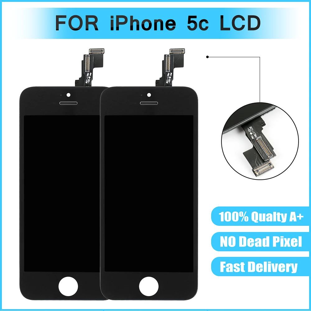 Стекло сенсорный экран дигитайзер ЖК сборка Замена для iPhone 5C без пикселей