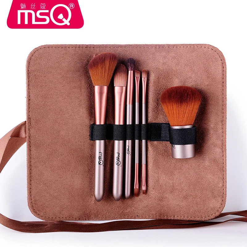 MSQ Профессиональный 6 шт набор кистей для макияжа Набор инструментов