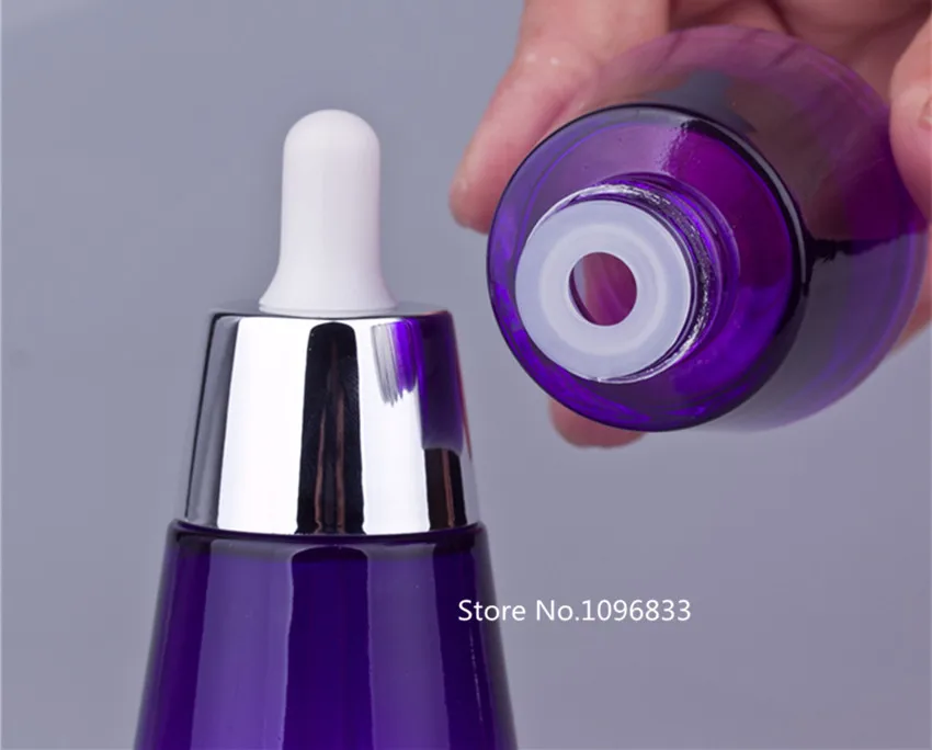 15 шт. стеклянная капельница для эфирных масел Классическая фиолетовая
