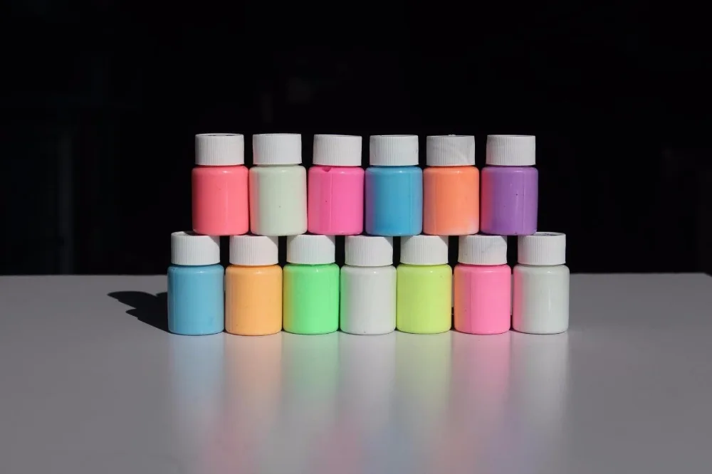 Hotting sele фосфоресцирующий лак для глаз DIY блеск фосфорное светящееся покрытие флуоресцентный пигмент светящийся в темноте украшение 20 г/шт