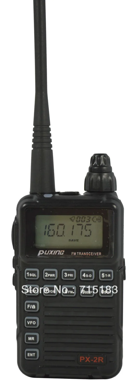 Обновленная версия Puxing PX-2R PX VHF136-174MHZ TX &amp RX + UHF400-470MHz FM приемопередатчик с