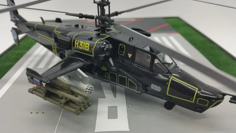 1:72 российский военный вертолет Black Shark модель Trumpeter 37024 Коллекционная модель|russia