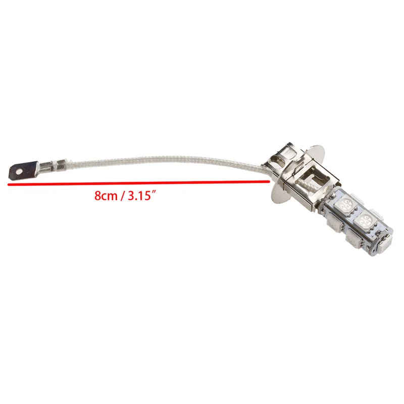 

1PC H3 5050 9 LED Cornering lamp Fog Lamp Bulb Pure Yellow DC 12V