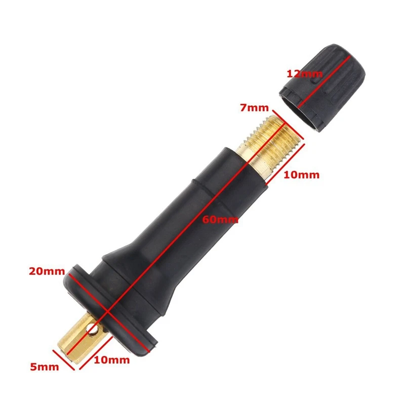 4 шт. Тип датчик давления в шинах Tpms клапан штока сопло для Chevrolet Renault Ford|Системы