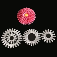 3d flowers cutting dies and clear stamps sets for diy scrapbooking card making album stencil embossing metal stitched dies 2019