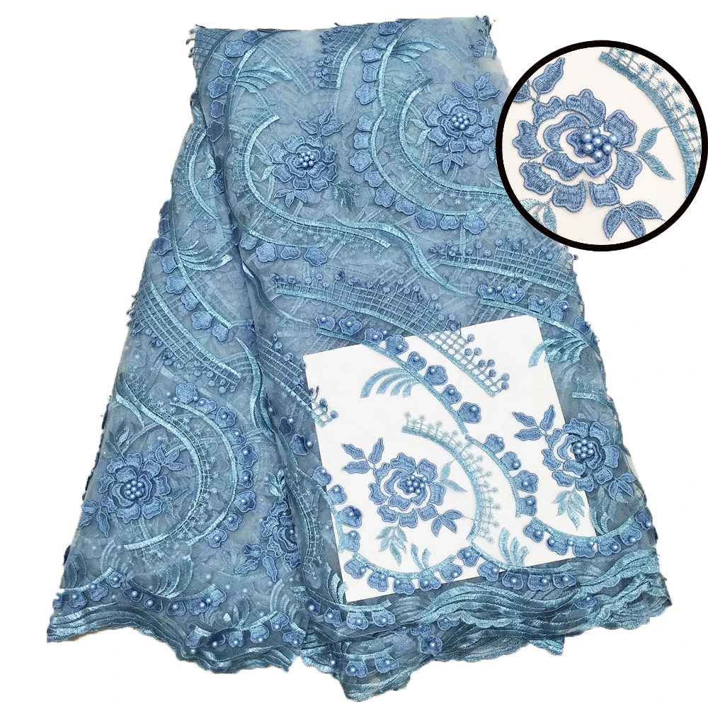 

Gorgeous 3D lace african women wedding lace dress party dress fashion soft french net lace 5 yard