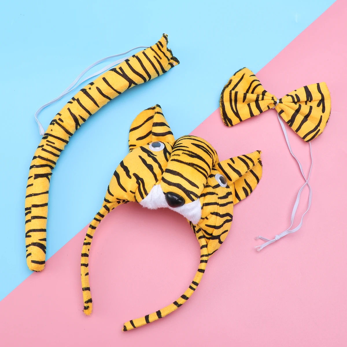 3 предмета Детская Милая повязка на голову с ушками животных Вечерние костюмы