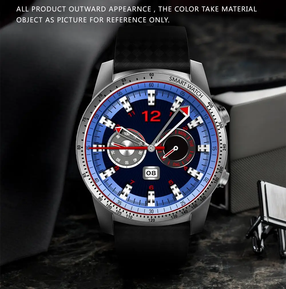 2019 Smartch KW99 Смарт-часы Android 5 1 MTK6580 39 "AMOLED 3G Wi-Fi gps Smartwatch для Apple iPhone PK Kingwear KW88 DM368 |
