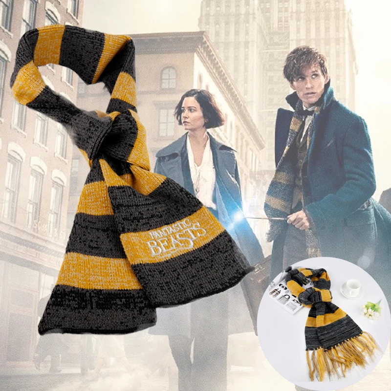 

fashion Fantastic Beasts and Where to Find Them kids boys Scarf Newt Scamander Cosplay costume accessary 2 styles