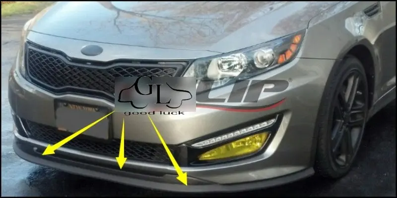 Дефлектор губ для бампера KIA Elan юбка переднего спойлера ДЛЯ TopGear Friends комплект