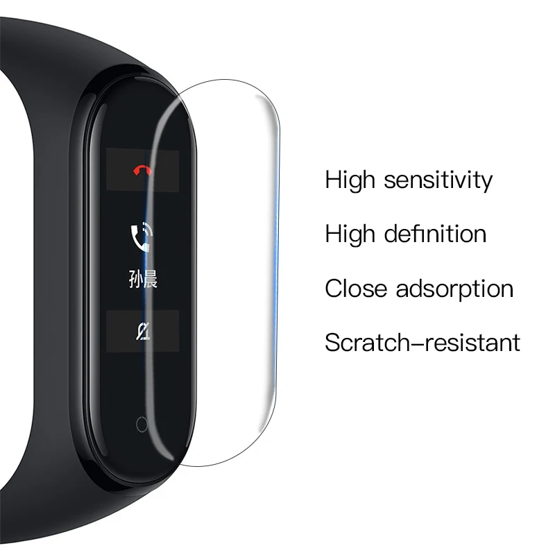 Защита для экрана Xiaomi Mi Band 4 Miband HD ультра тонкая пленка против царапин мягкая band