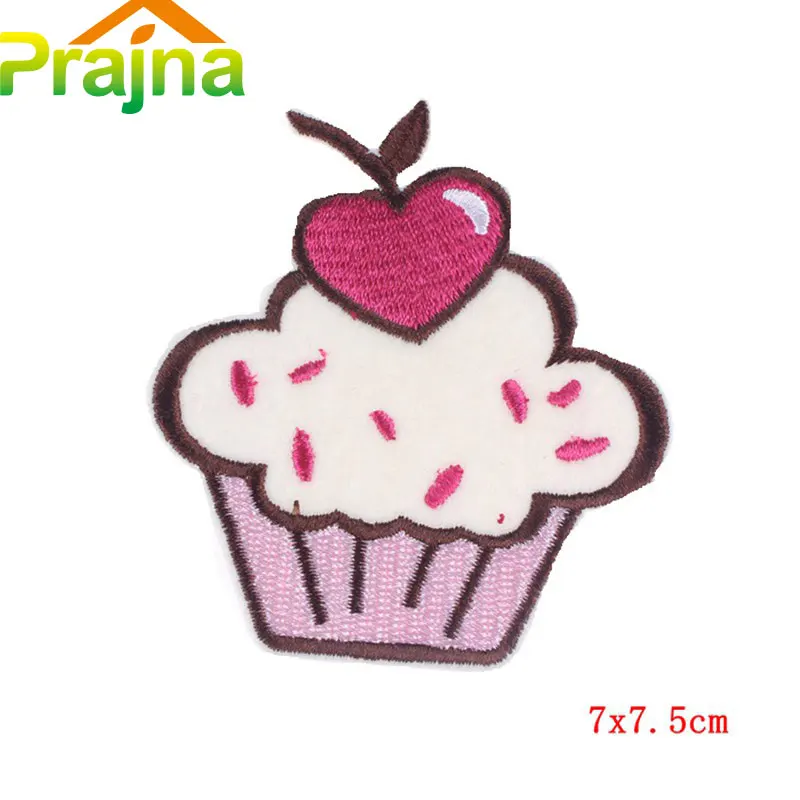 Темный хаки Prajna мультфильм нашивки Железный патч, вышитые патчи для одежды полоски на одежде Детская куртка футболка милый DIY аппликации - Цвет: Темный хаки