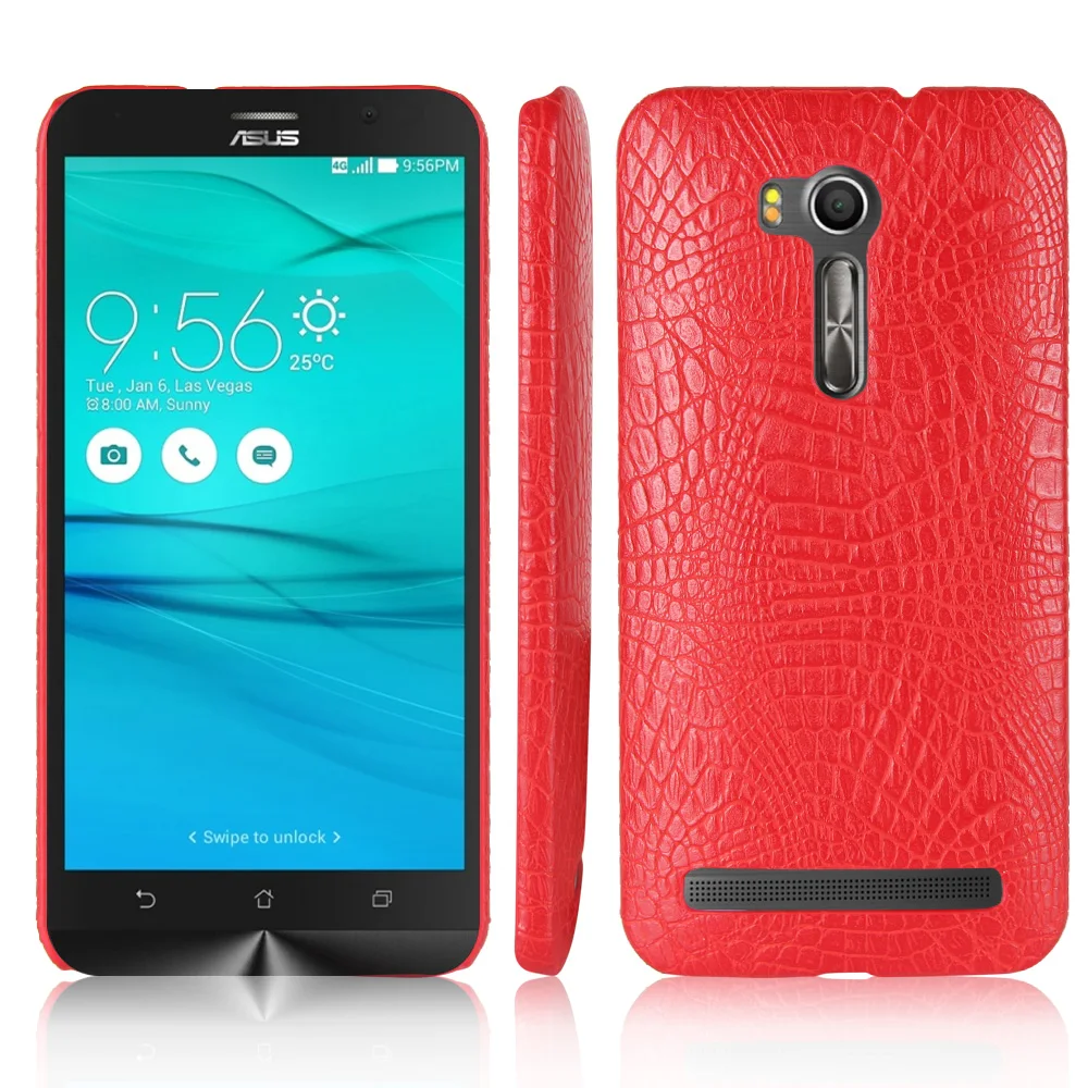 Роскошный чехол Zenfone GO из крокодиловой кожи PU для ASUS ZenFone ZB452KG ZB450KL ZB500KL ZB500KG ZB551KL