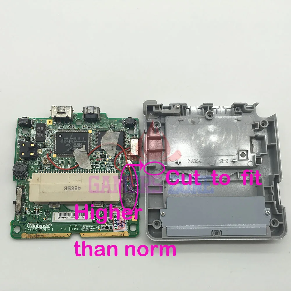 Для GBA экран sp lcd OEM увеличитель яркости с подсветкой W/нормальная материнская плата изменить часть