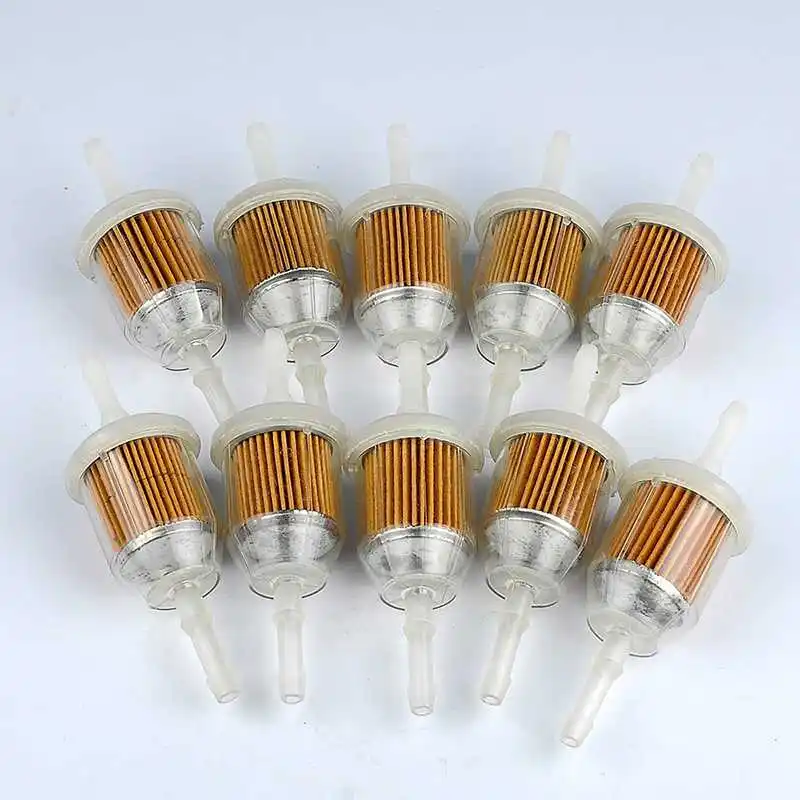 10 шт. Универсальный бензиновый газовый встроенный топливный фильтр для