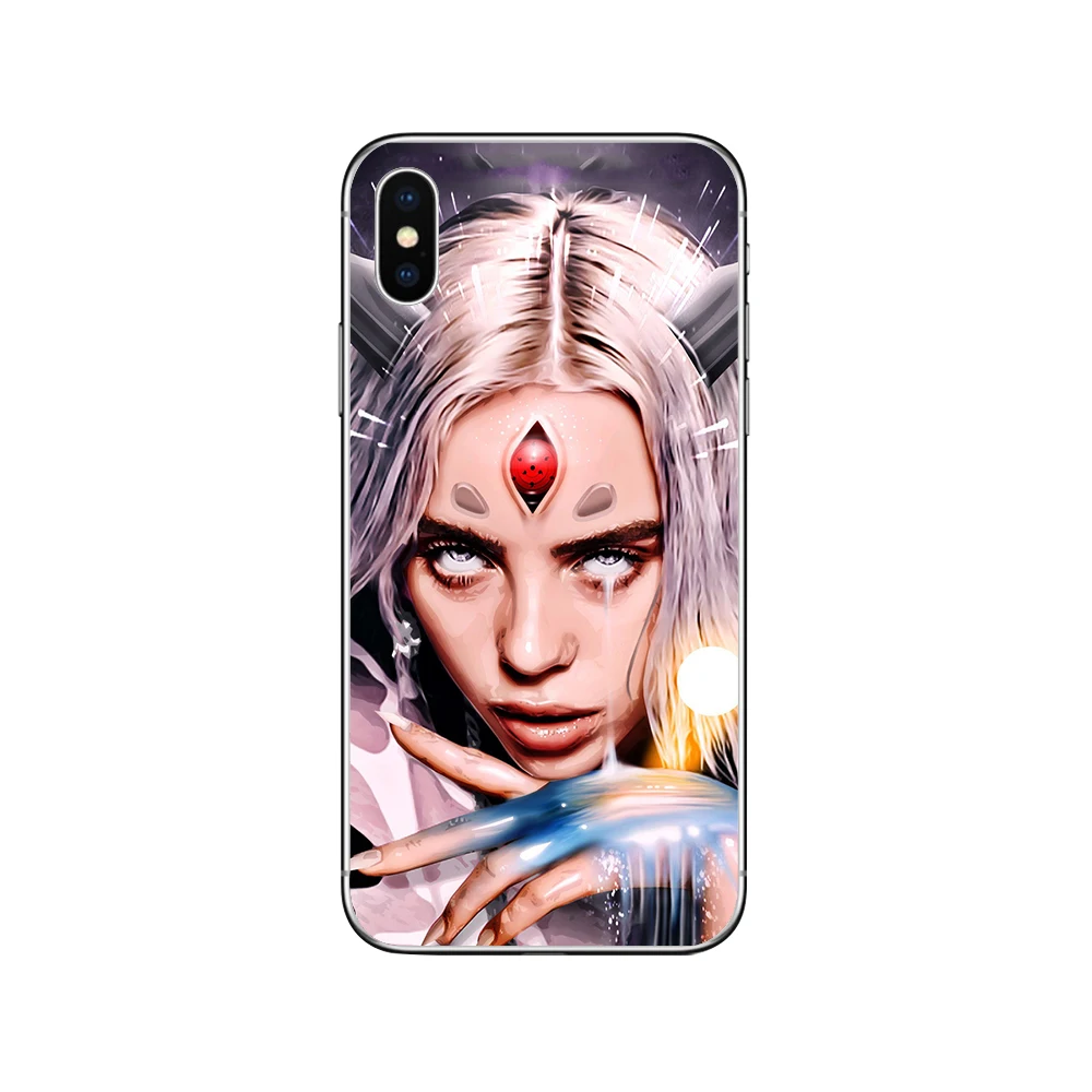 Чехол для телефона ciciber Billie Eilish s для iphone 11 Pro X XS MAX, чехол для iphone XR 7 8 6 6S Plus 5S SE, мягкий чехол из ТПУ - Цвет: Patterned 12