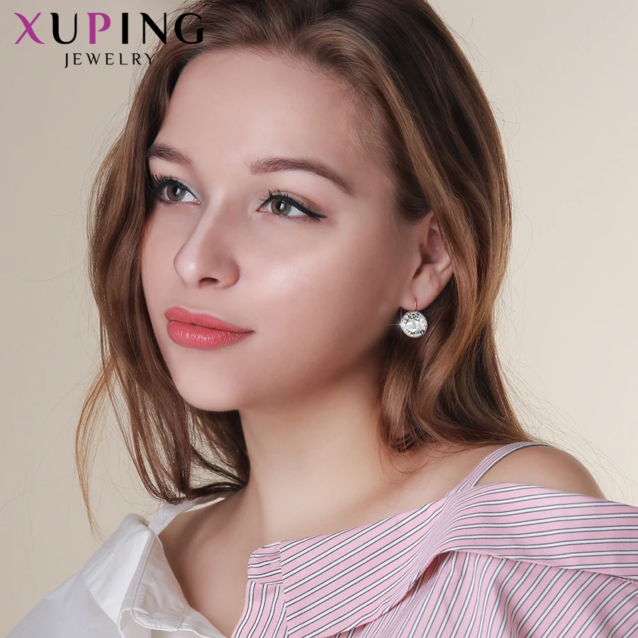 Xuping ювелирные изделия прекрасные модные Кристаллы от Swarovski Красочные серьги Шарм для женщин День Святого Валентина подарок на год M67-20369