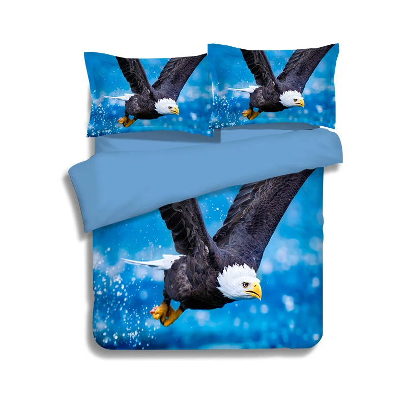 

Бесплатная доставка через UPS 3d bird eagle/hawk/vulture/owl, 3 шт./4 шт., шлифовальное постельное белье без комфортного постельного белья twin/full/queen, домашний ...