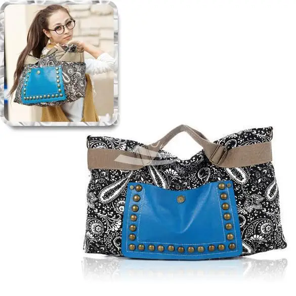 New 2014 Korean Women's Girl's Fashion Canvas Casual Shoulder Bag Cross Body Aslant Handbag | Багаж и сумки