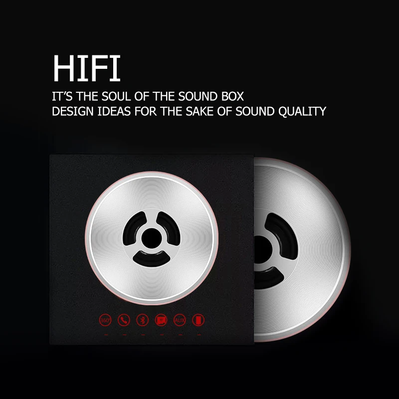 Fansaco Беспроводной Bluetooth Динамик Портативный открытый мини sound Box громкий