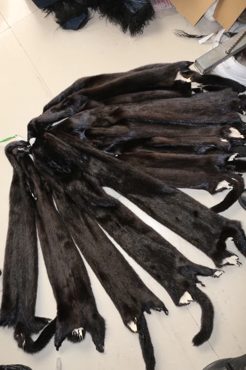 Прямая поставка с завода натуральный цвет норковые шкуры меховые Соболиные | Дом