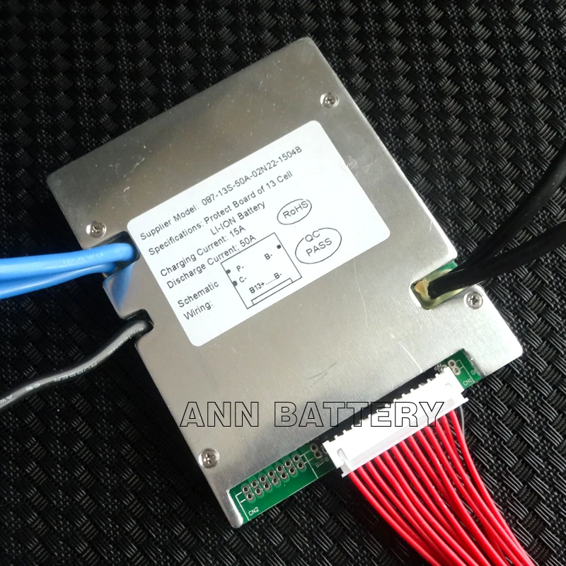 Литий-ионный аккумулятор BMS 13S 48V 20A, 30A, 40A и 50A BMS для 48V 500 W-2000 W литий-ионный аккумулятор с функцией баланса