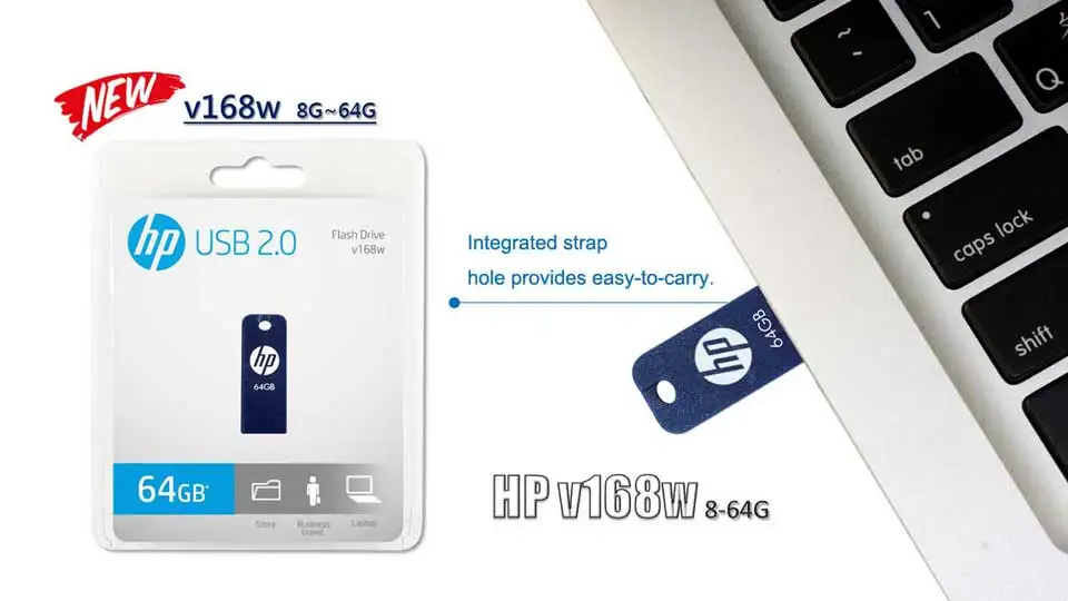 Флешка HP v168w Usb Flash Drive флешки 32 ГБ pen drive usb memory stick usb флэш-накопитель с Пескоструйной-текстурированные flash drive