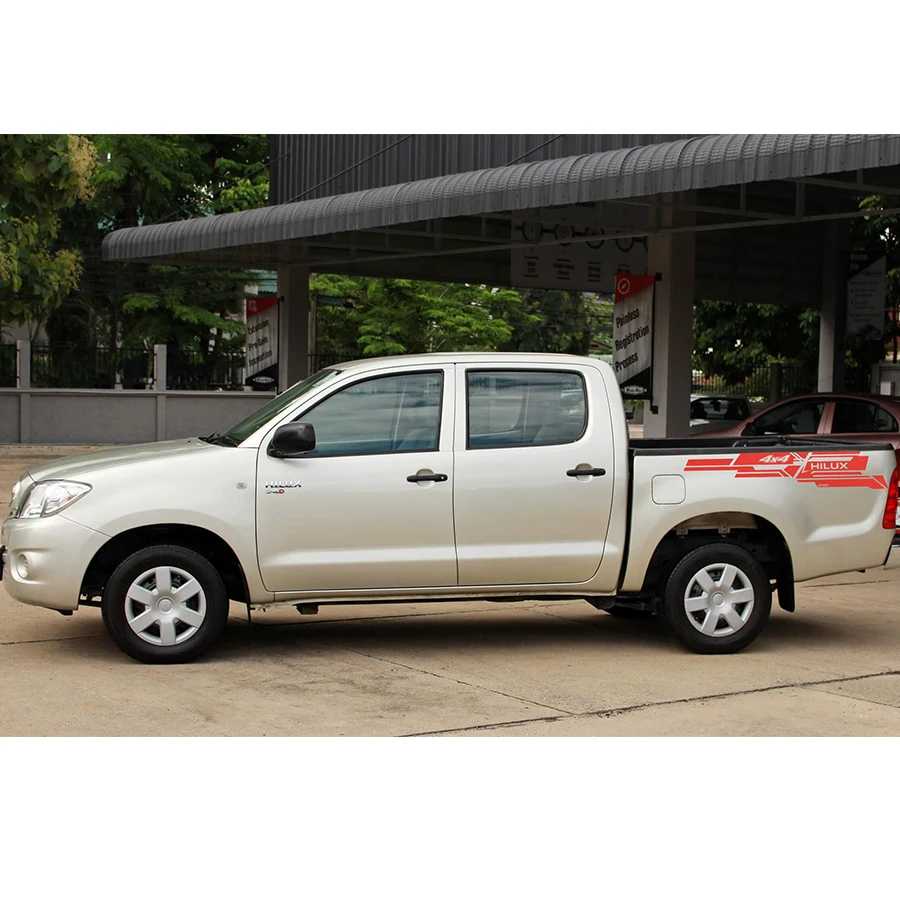 Виниловая наклейка на автомобиль для заднего багажника 4x4 полоса градиентная