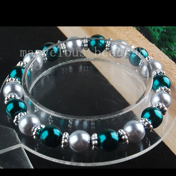 Бесплатная доставка Модные ювелирные изделия 8 мм Разноцветные жемчужные бусы