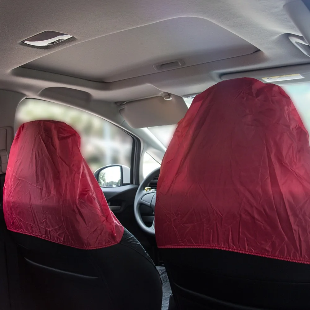 

2 Pcs Automobiles Seat Covers Waterproof Nylon Auto Seat Cover Protectio Car Van Front Seat Cover Protector Car Styling 3 Colors
