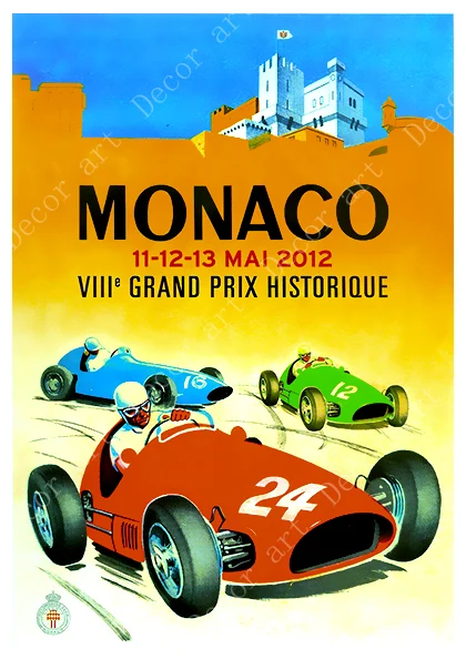 Поп арт гоночная Карта путешествий картины на холсте винтажные настенные