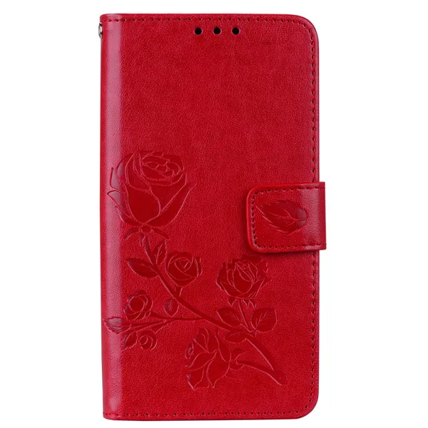 Красный Ronican Чехол-портмоне из кожи с откидной Чехол для samsung Galaxy A3 A5 A7 J3 J5 J7 S3 S4 S5 S6 S7 край S8 S9 плюс J2 премьер-Чехол - Цвет: Красный