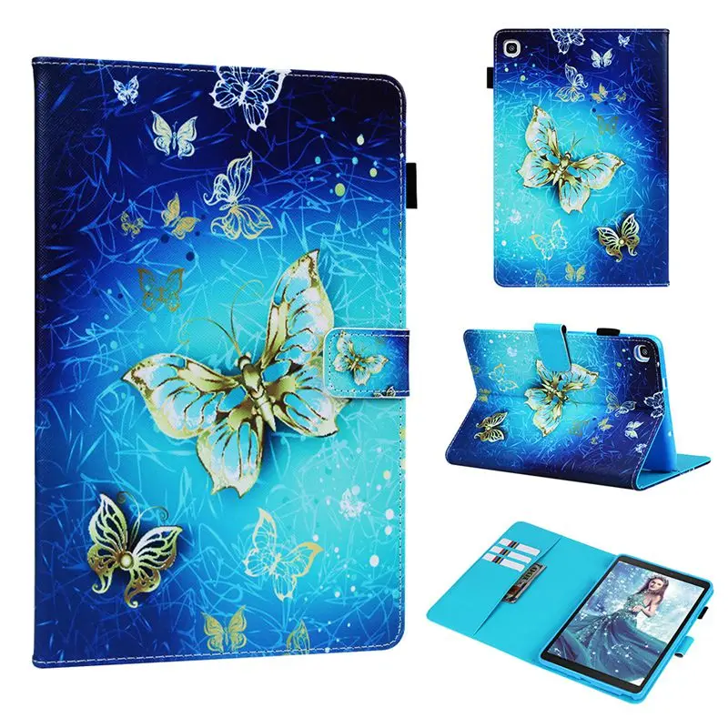 Чехол для samsung Galaxy Tab A, 8,0 дюймов, S, тонкий кожаный чехол с магнитной подставкой для Galaxy Tab, SM-P200, SM-P205, Funda