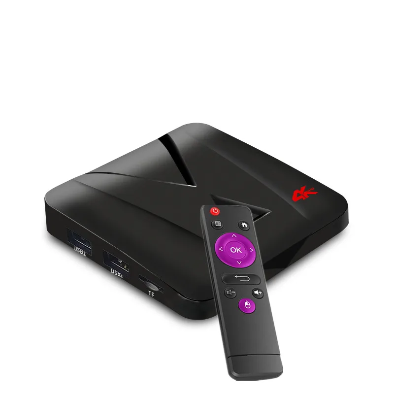 Mx10 Мини Android 9 0 tvbox RK3328 Quad-Core 64bit Cortex-A53 2G16G Встроенный 2 4G плеер pk T9 x96max tv box |