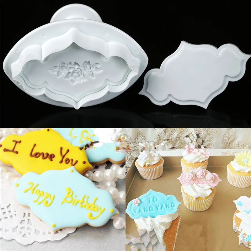 Роза цветок тиснение Весенняя печать вырезанные торты фотоформа для печенья
