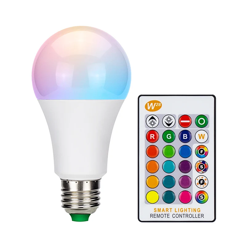 Затемнения светодиодный цветная (RGB) Светодиодная лампа с памятью Функция + ИК