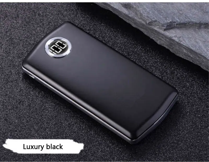 Внешний аккумулятор, 20000 мА/ч, двойной USB ЖК-дисплей, внешний телефон, портативное зарядное устройство для iphone 7 plus, xiaomi 8 honor