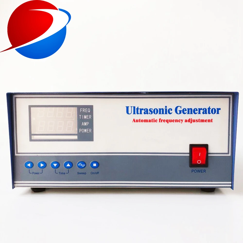 600 Вт Цифровой ультразвуковой генератор частоты регулируемый очиститель