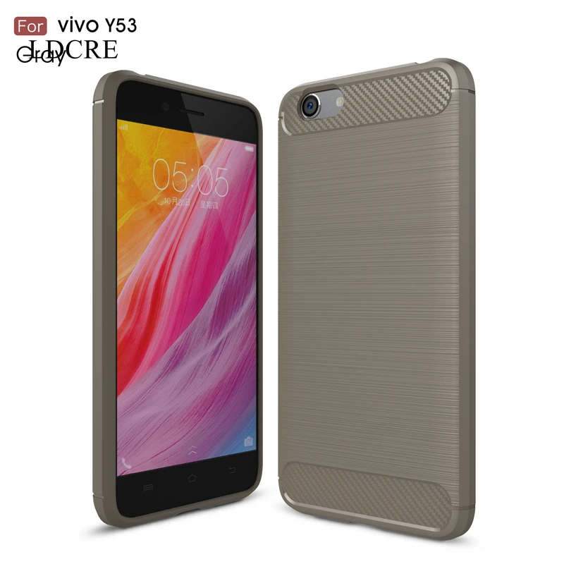 Чехол для BBK Vivo Y53 силиконовый резиновый мягкий чехол Coque Fundas телефона LDCRE |
