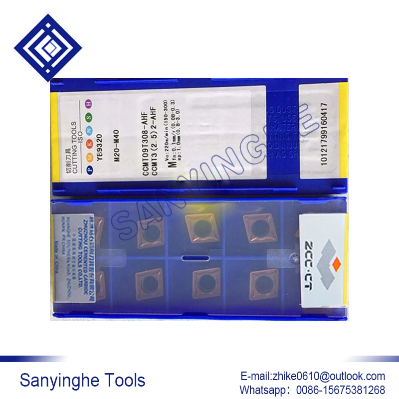 

10pcs/lots YB9320 CCMT09T304-AHF cnc carbide turning inserts