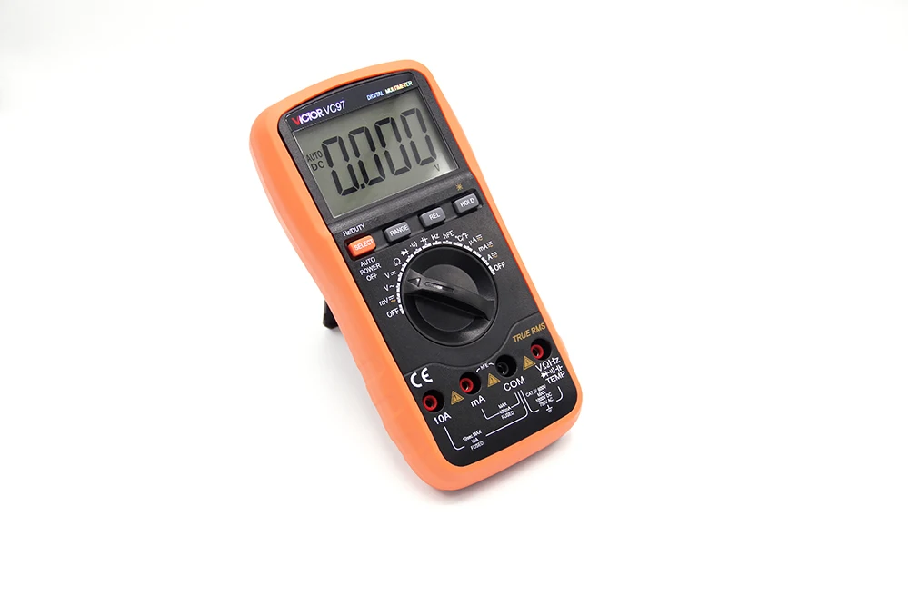 Digital Multimeter VC97 True RMS Auto Range 4000 Counts Resistance Capacitance Frequency Temperature Tester Meter Multimetro | Инструменты