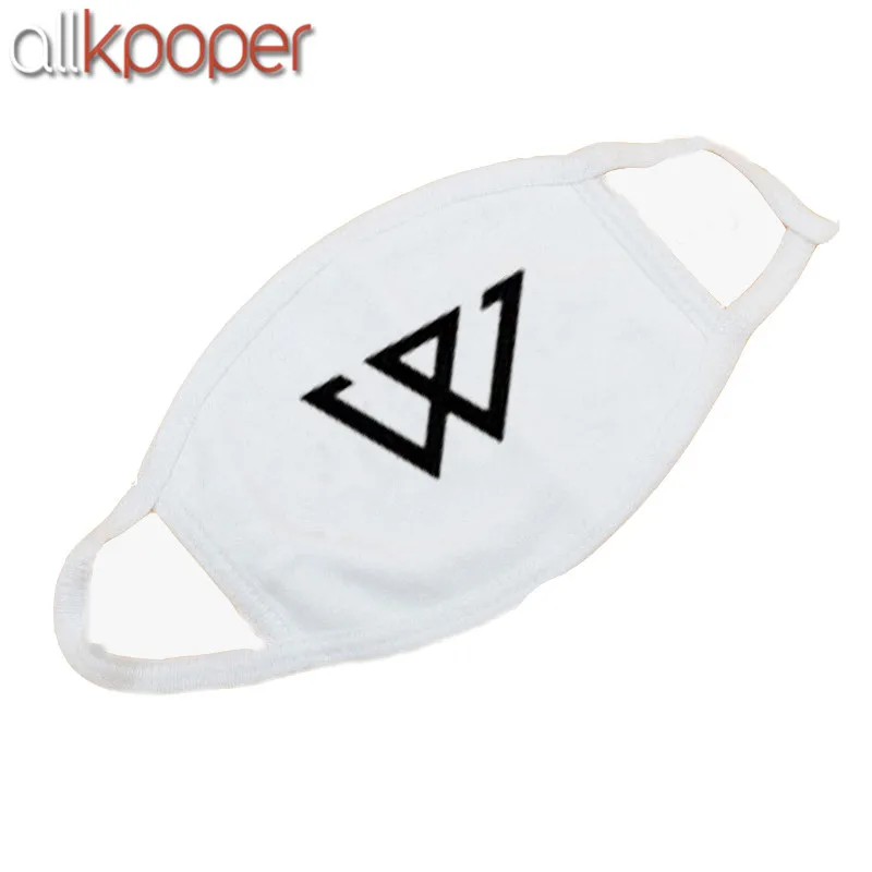 Allkpoper KPOP GOT7 маска для рта хлопок EXID уличный респиратор против пыли Winner муфельная - Цвет: Winner White