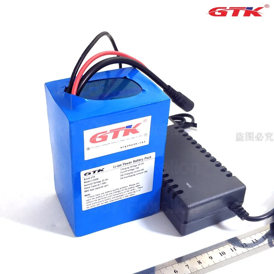 Литий ионный аккумулятор GTK 36 в 6000 мАч 6 Ач 18650 10S2P для 500 Вт мощного автомобильного
