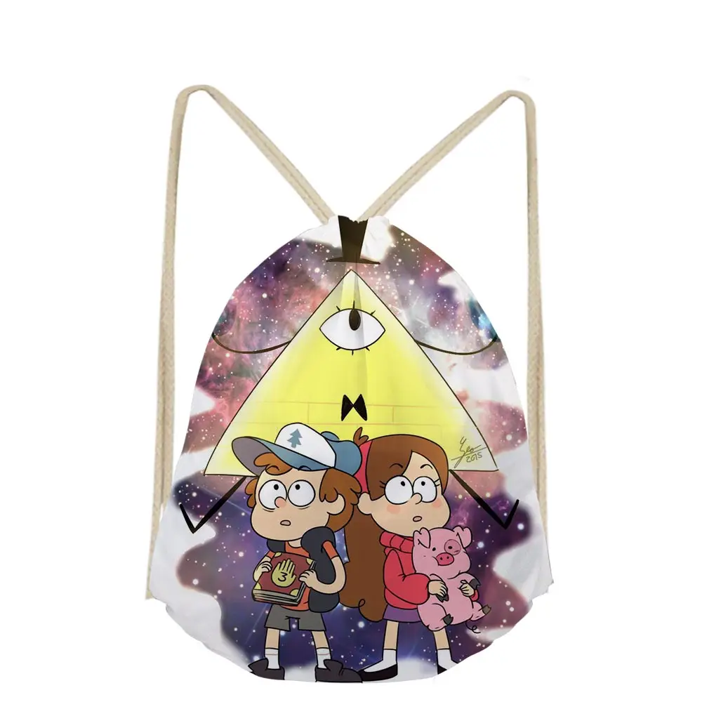 3D Мода Аниме Мультфильм Пользовательские Mochilas Escolar обуви карман шнурок сумка шоппер мальчики девочки школьный Чехол Детская сумка