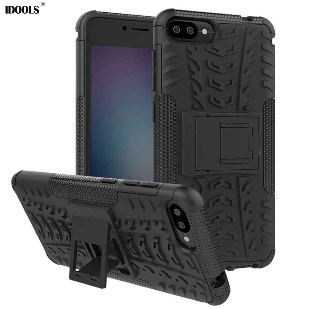 IDOOLS Phone Case for Asus Zenfone 4 Max ZC520KL 5.5'' Armor 2 in 1 PC Kickstand Hard Back Cover 520 Bags Cases |