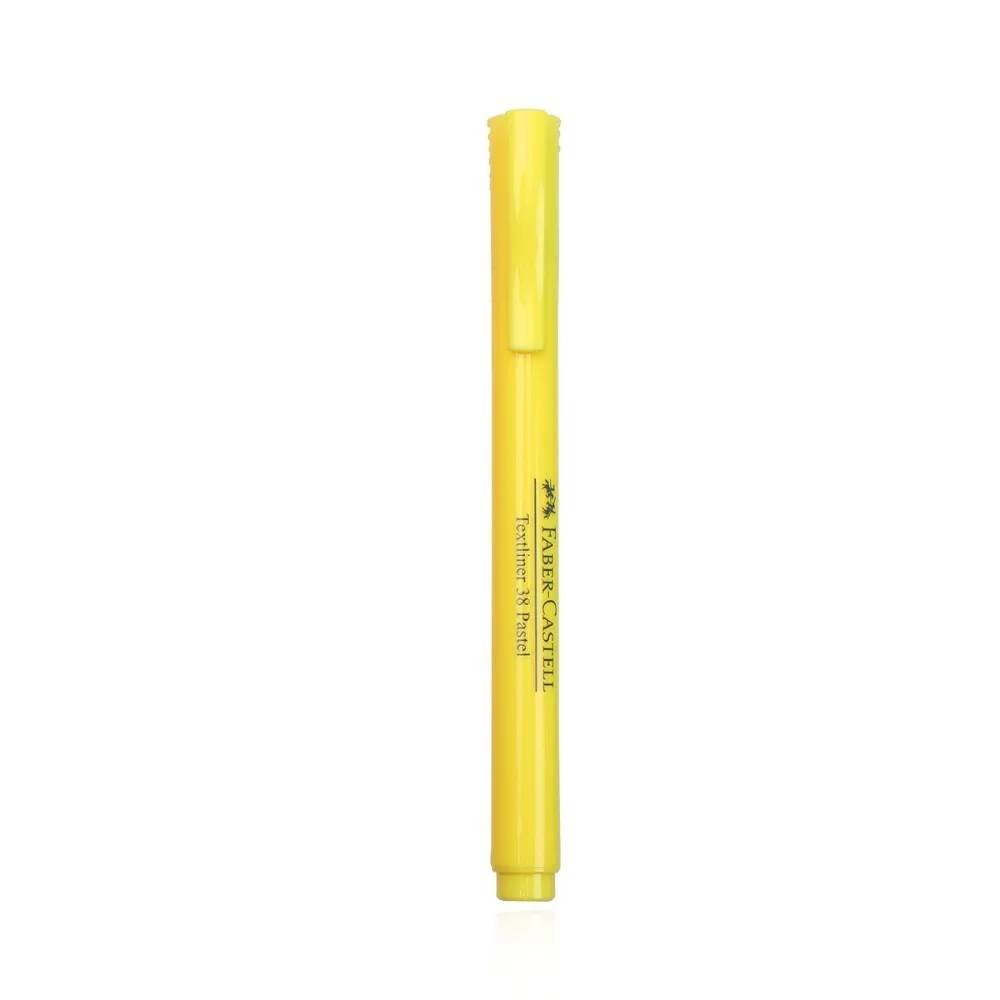 yuan-huangse 1 шт. Faber Castell хайлайтер текстлайнер ручка на водной основе флуоресцентные пигментные чернила маркер ручка для пули joural маркер - Цвет: yuan-huangse